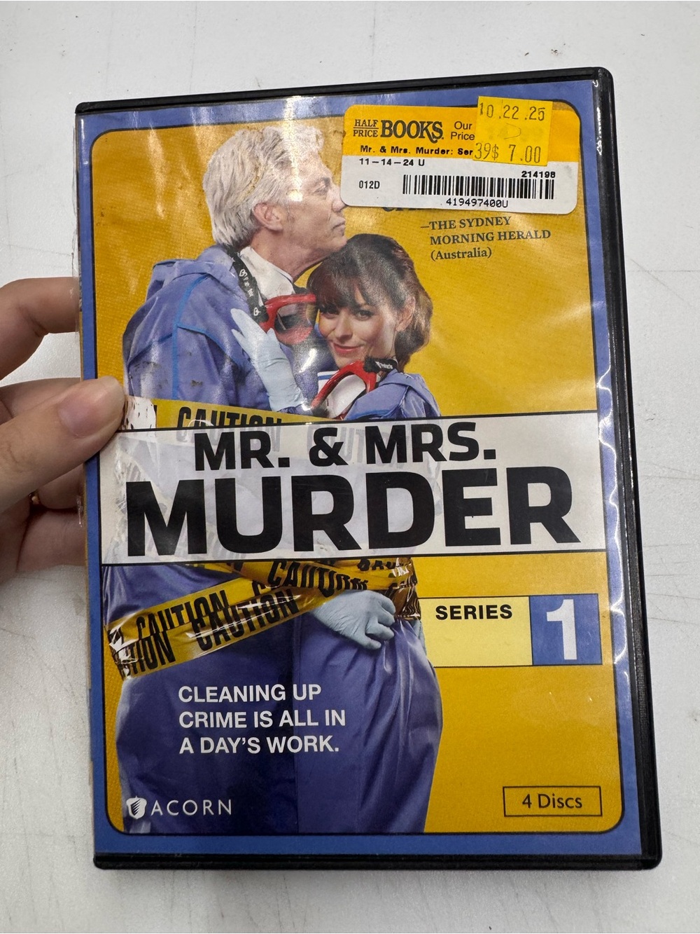 Mr. & Mrs. Murder: Series 1 (DVD, 2014, 4-Disc Set, ACORN MEDIA) Tested